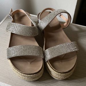 Madden Girl Shoes Madden Girl Glitter Shoes Platforms size 81/2